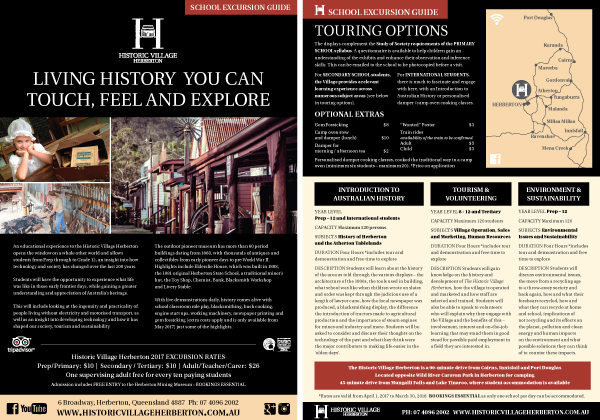 Download Historic Village Herberton Brochure